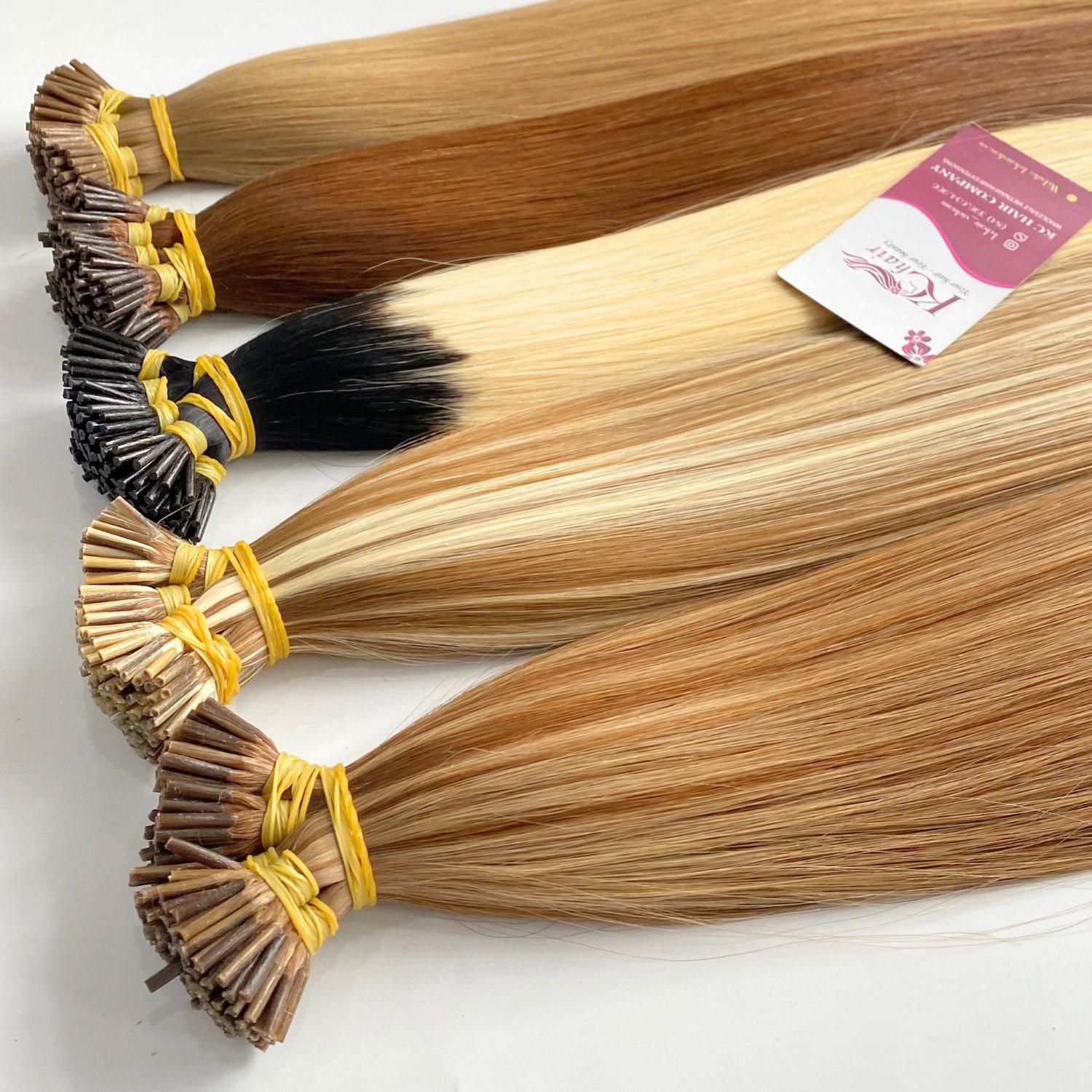 Top Wholesale Vietnamese Human Hair Luxury I Tip Hair Extensions 100% Remy Hair Vietnamese From KChair Vietnam
