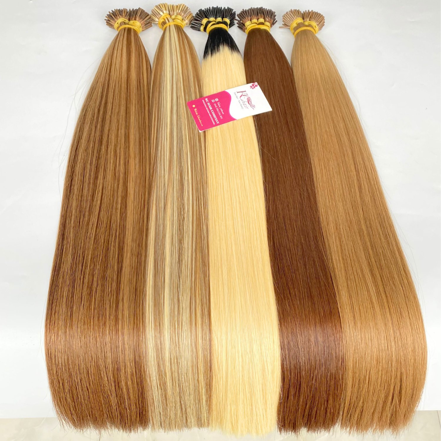 Top Wholesale Vietnamese Human Hair Luxury I Tip Hair Extensions 100% Remy Hair Vietnamese From KChair Vietnam