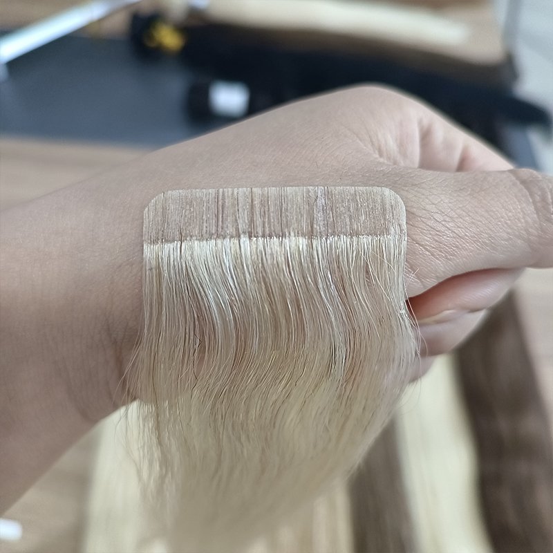 Wholesale Tape ins Human Hair Straight Skin Weft Remy Tape in Human Hair Extensions Remy Tape in Hair Extensions