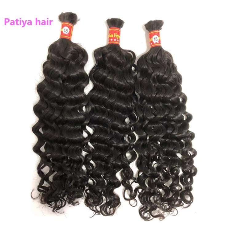 Boho Braids Hair Extension For Black People Human Hair Weaves In Kenya Raw Hair Veitnamese Supplier Italian Curly Bulk Braiding