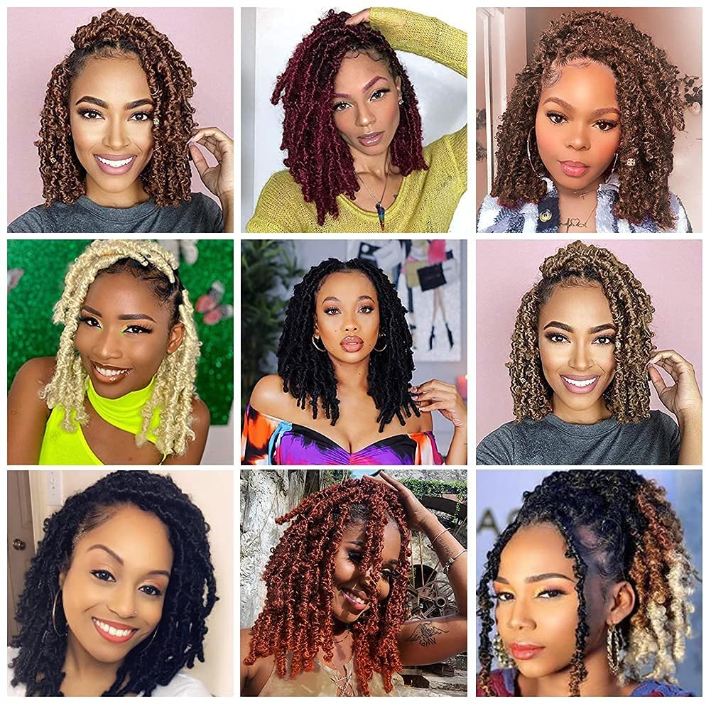 Black Butterfly Locs Crochet Braids Hair 36 24 Inch Distressed Soft Locs Synthetic Long Braiding Hair Extensions For Women