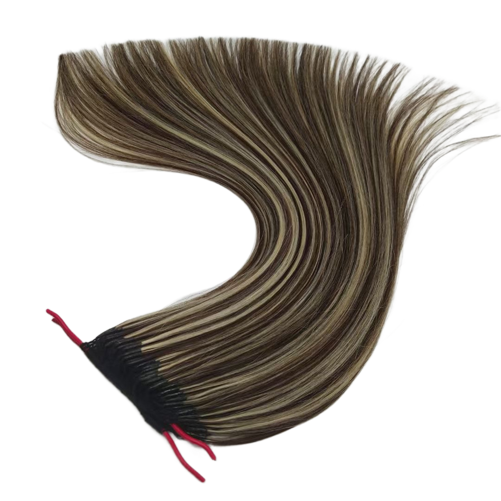 Wholesale 100% Virgin Remy Human Extention Hair Real Human Hair Hair Extensions Long Lasting Hot Sell, Double Line Feather
