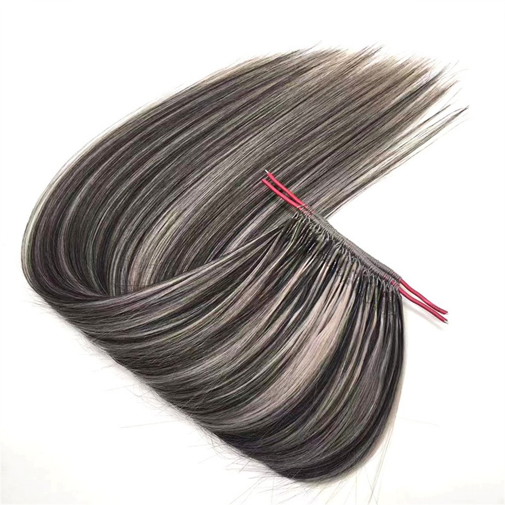 Wholesale 100% Virgin Remy Human Extention Hair Real Human Hair Hair Extensions Long Lasting Hot Sell, Double Line Feather