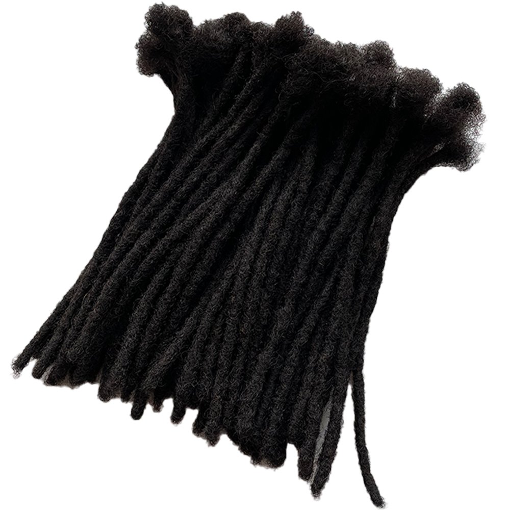 Hair Soft Crochet Braids Dreadlock Extension Remy Curly Dreadlock Hand Made Braiding Human Hair Extension No Weft