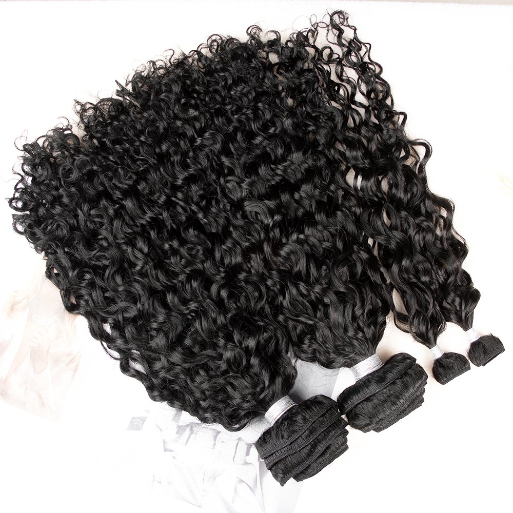 With good quality seamless clip ins raw Burmese curly hair human hair extensions seamless clip ins