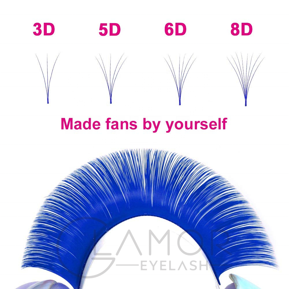 Wholesale Volume color 0.07 Lash Extension Supplies Private Label Faux Mink Lashes Silk Eyelashes Individual Eyelash Extensions