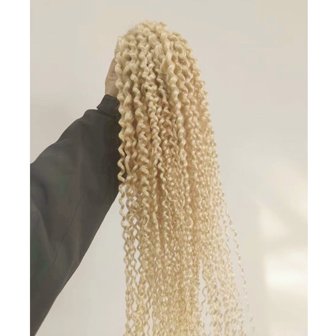 613 Blonde raw indian human hair bundles cuticle aligned virgin 613 deep wave curly human hair extensions vendors