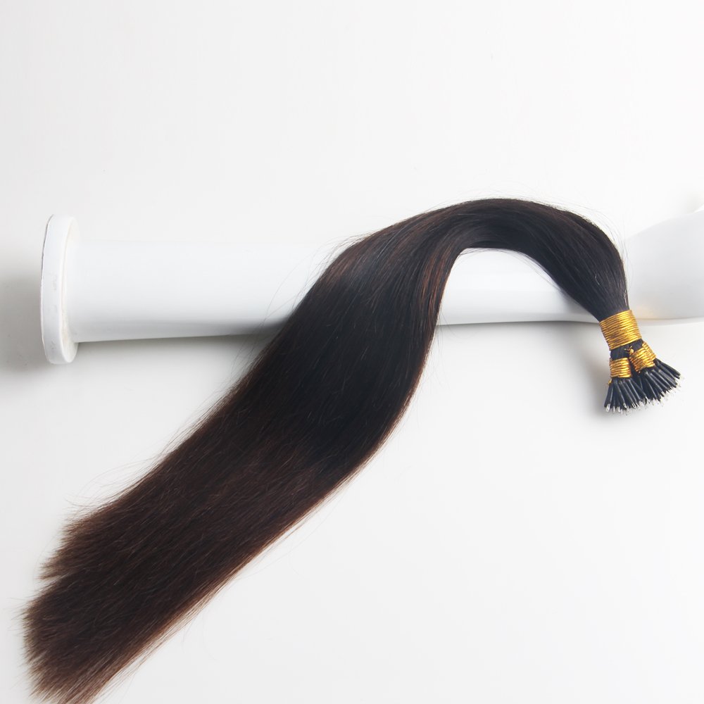Double Drawn Customized Highlight Balayage Wholesale Factory Price Micro Nano Ring Mongolian Remy Human Hair Extensions