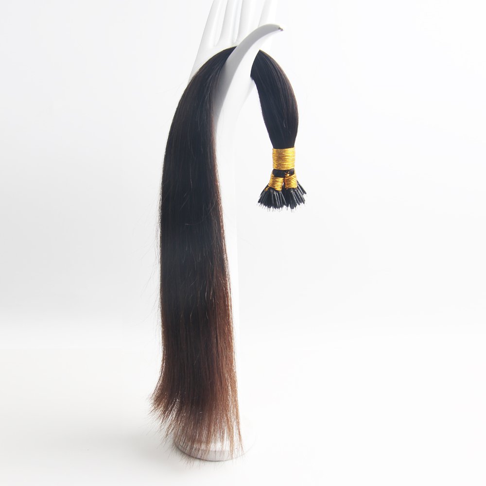 Double Drawn Customized Highlight Balayage Wholesale Factory Price Micro Nano Ring Mongolian Remy Human Hair Extensions