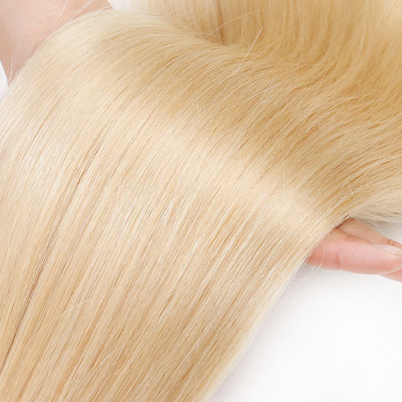 Cabelo Costurado Loiro 100% Cabelo natural do Brasil granel_Blonde Weft Hair 100% Brazilian human hair cabelo loiro