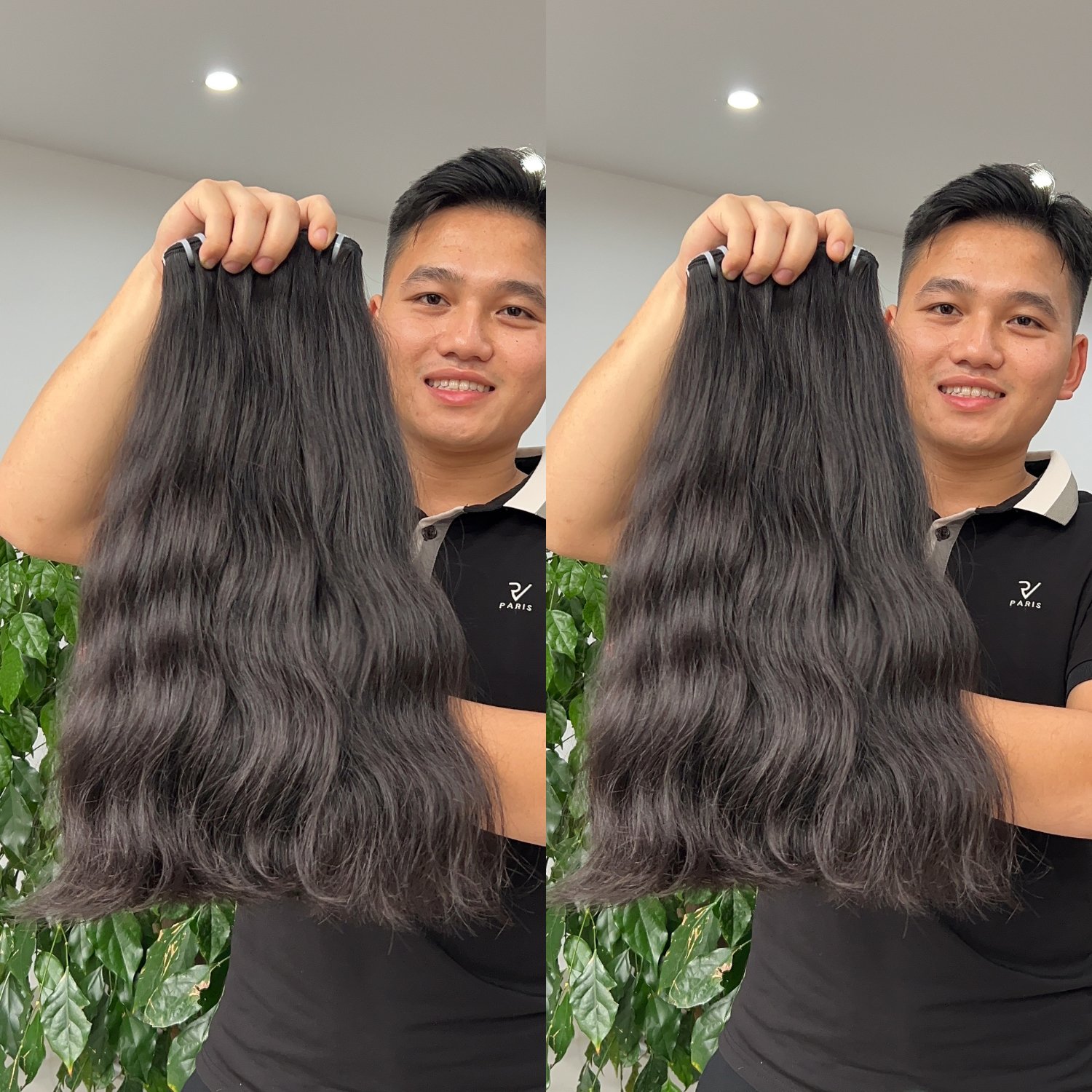 100% Virgin Hair Cuticle Aligned Full Thick End Raw Vietnamese Hair Bundles Natural Wavy Hair Extensions Can Be Bleached 613