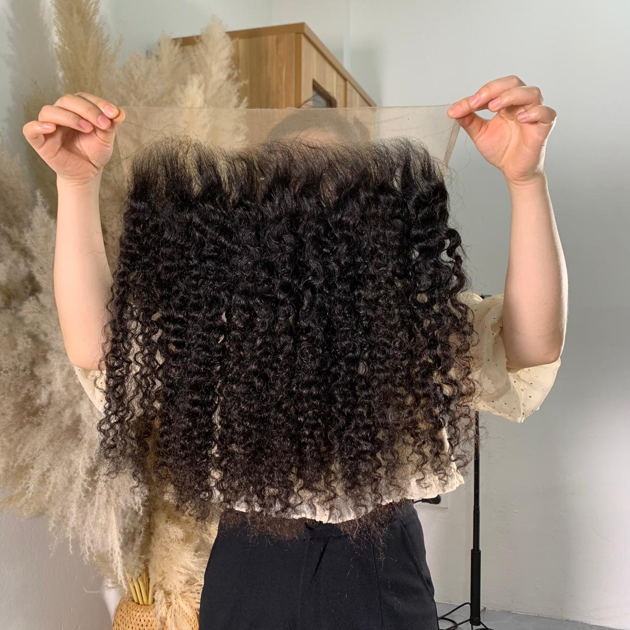 High Quality Burmese Tight frontal and weft Vietnamese Human Hair Extensions, Natural Black Hair bob wig cuticle aligned