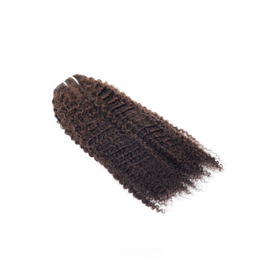 Latest Colored Clip-in Hair Extensions Clip in Hair Extensions Afro Kinky Curly Raw Indian Remy 3a 3b 3c 4a 4b 4c OEM ODM 1 Pack