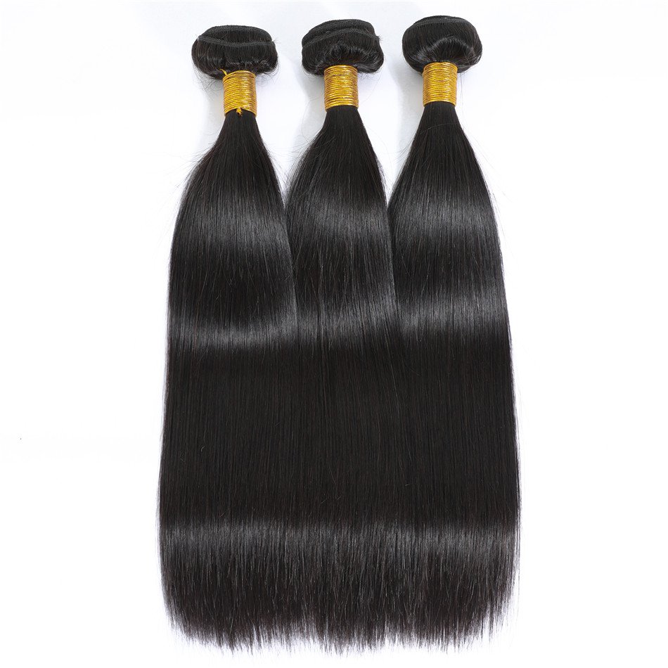 Wholesale human hair extension bundle, natural color hair extensions, and the hair wefts are dyed all colors