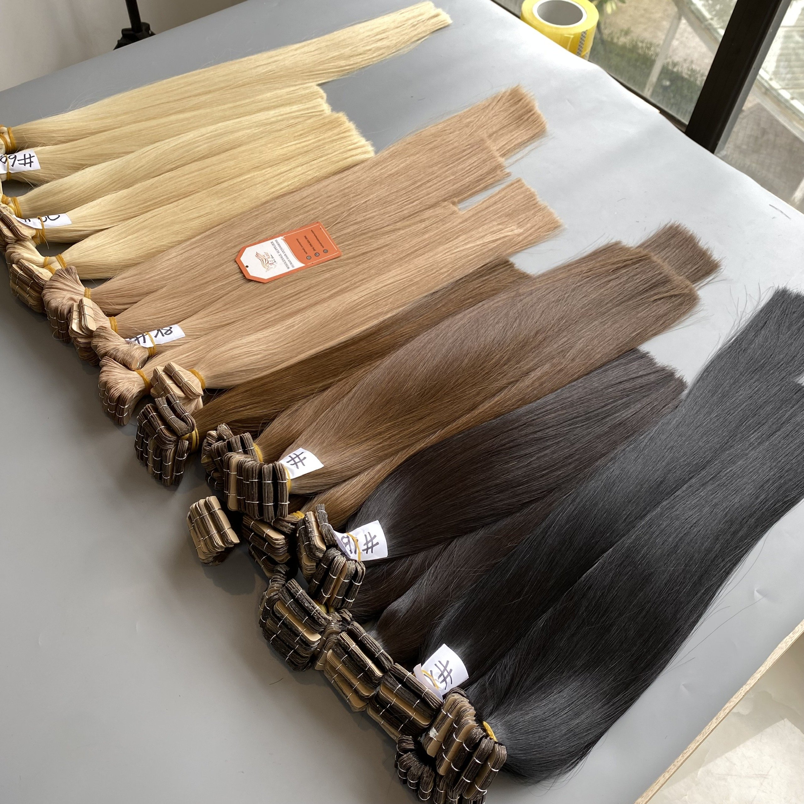 Invisible Seamless Tape Hair Top Quality Russian Cuticle Hair Extensions Injected Tape in Human Hair Extensions