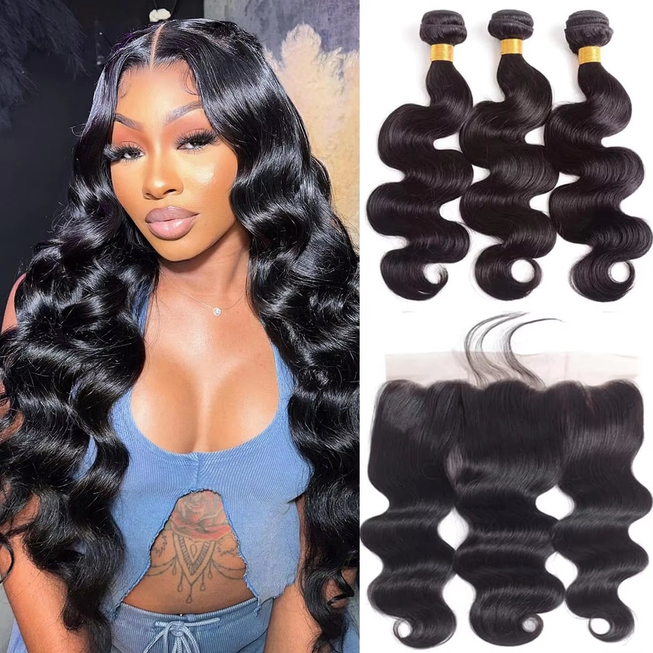 Cheap Wholesale 3 Bundles With Lace Frontal Closure Raw Cuticle Aligned Hair 100 Virgin Human Hair Mink Brazilian Hair Straight
