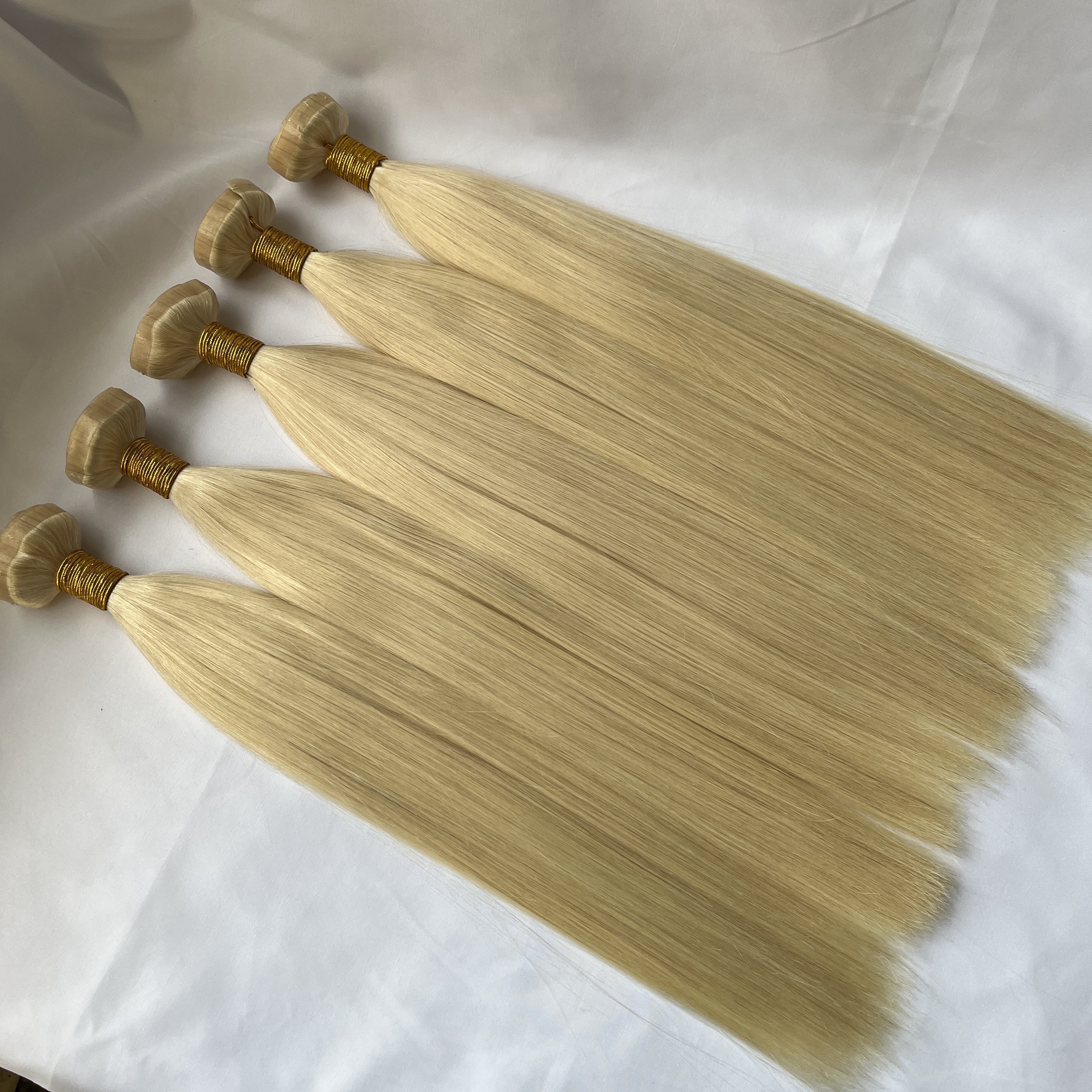Drop shipping pu skin clip in hair extension raw remy hair blonde color seamless clip in extension
