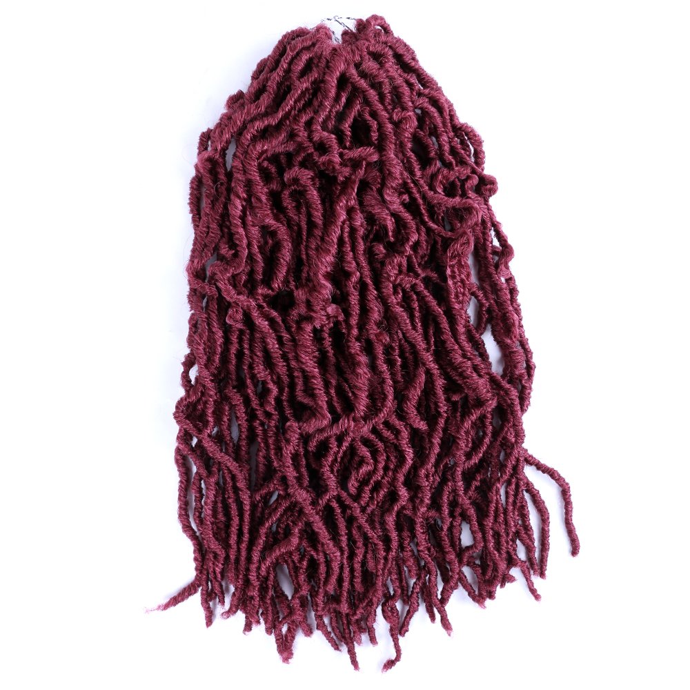 Crochet braiding hair 21strands Support customization length nu faux locs hair extensions