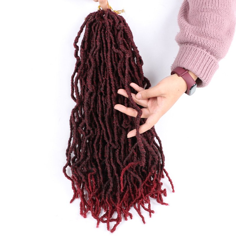 Crochet braiding hair 21strands Support customization length nu faux locs hair extensions