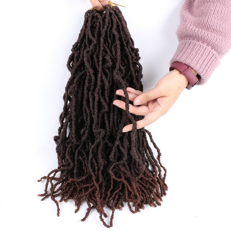 Crochet braiding hair 21strands Support customization length nu faux locs hair extensions