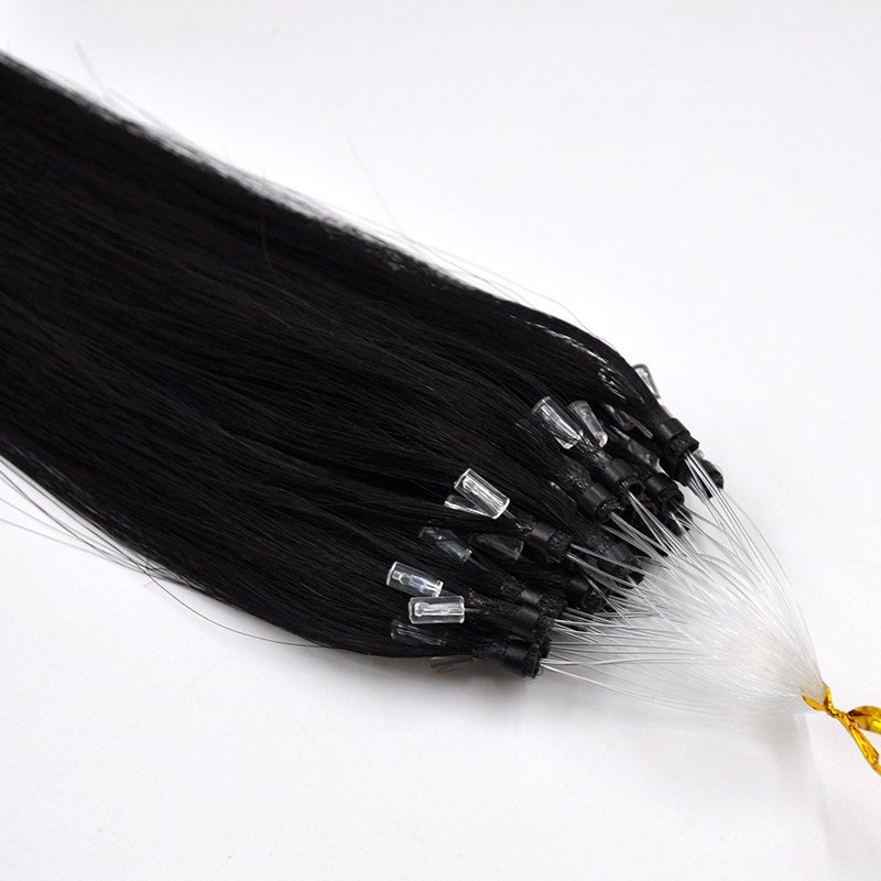 Wholesale Factory Price Customize Virgin Remy Cuticle Aligned Easy Micro Loop Human Hair Extensions