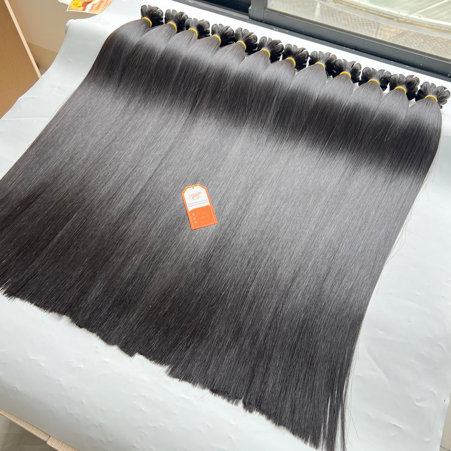 Wholesale Human Hair Bundles Hair Extensions Virgin Vietnamese Cuticle Aligned Raw Quality 100% Human Hair Extensions