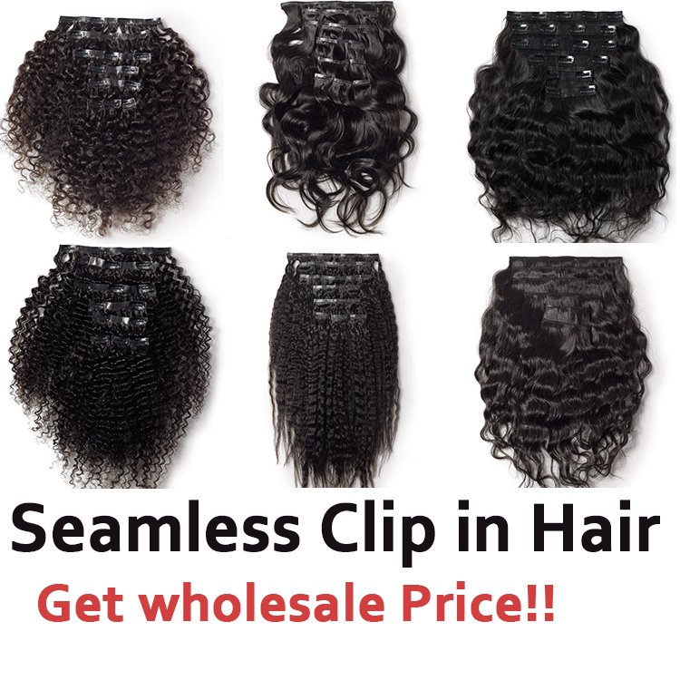 Mongolian virgin 3c 4a 4b 4c afro kinky curly clip in hair extensions 100% raw indian hair clip ins human hair extensions