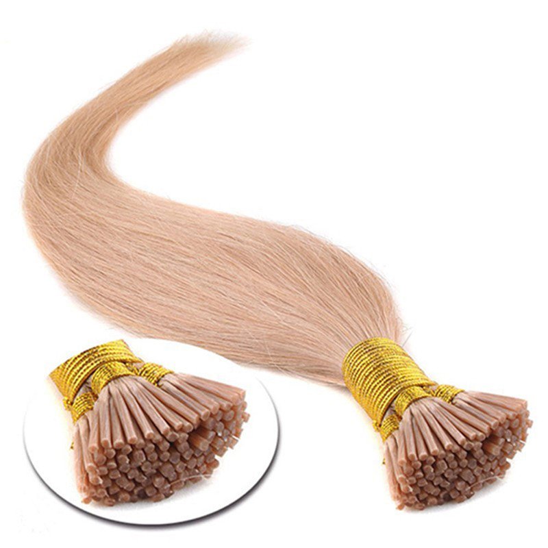 Hot Sale Pre Bonded Human Hair Extensions Straight Hair Pre Bonded Hairpieces Remy Keratin Stick U/Flat/I Tip Hair Extensions