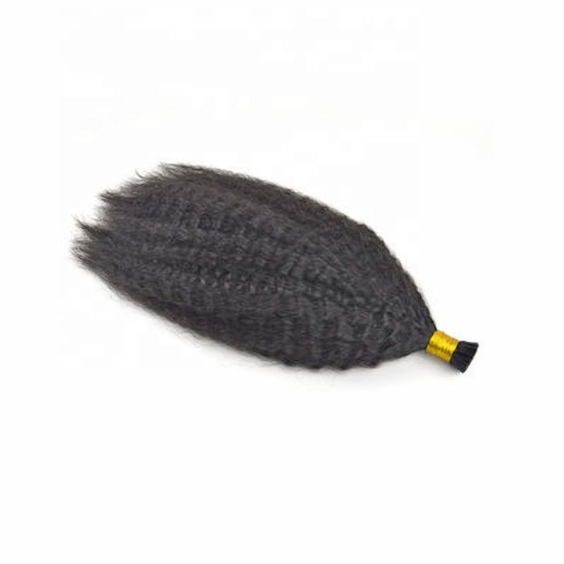 High Quality Ombre Brown Color I tip Human Hair Extensions Italian Keratin Bonds Curly Hair