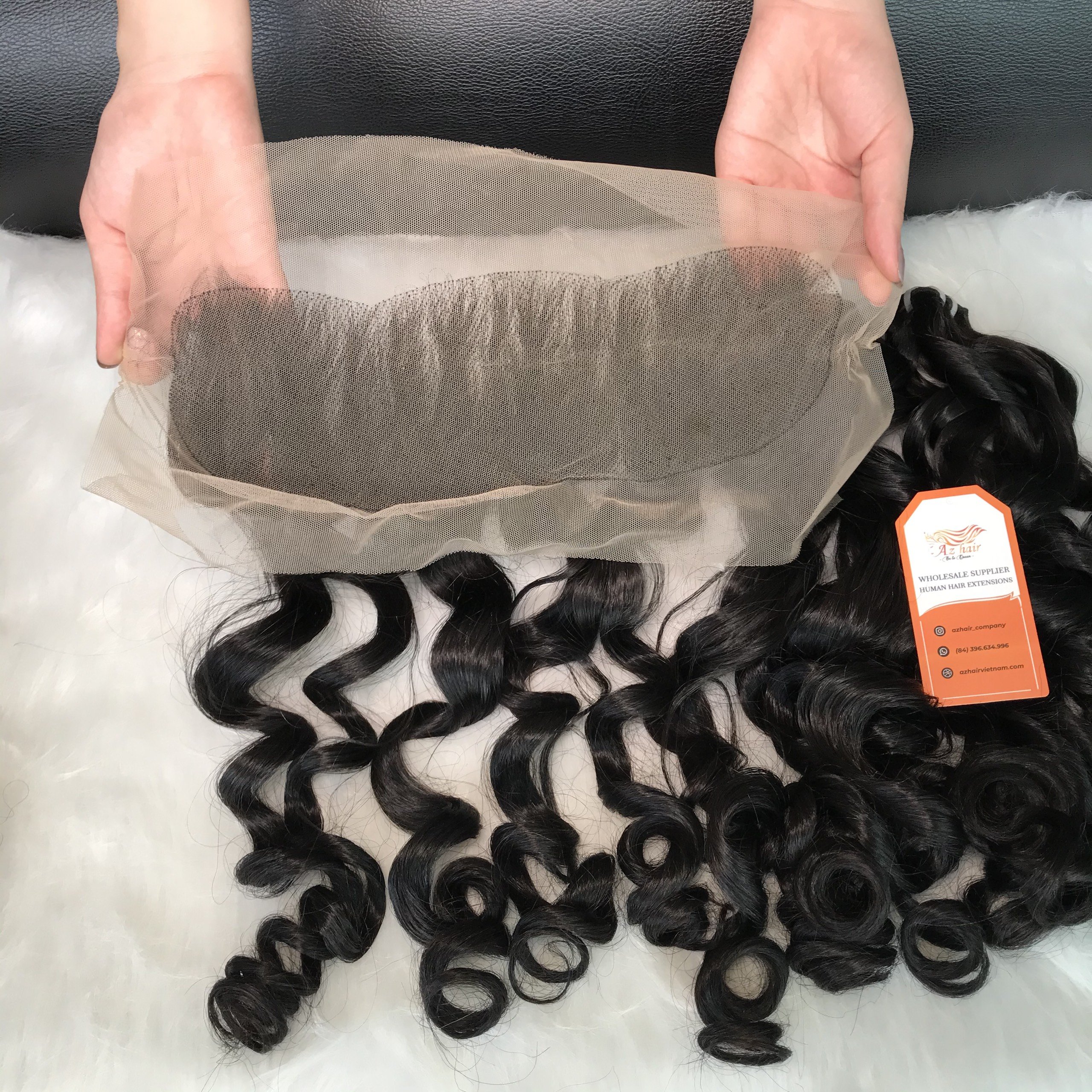 High Quality Wholesale Human Hair Extensions Ocean Wavy Style Customizable Service Fast Worldwide Shipping Large Stock
