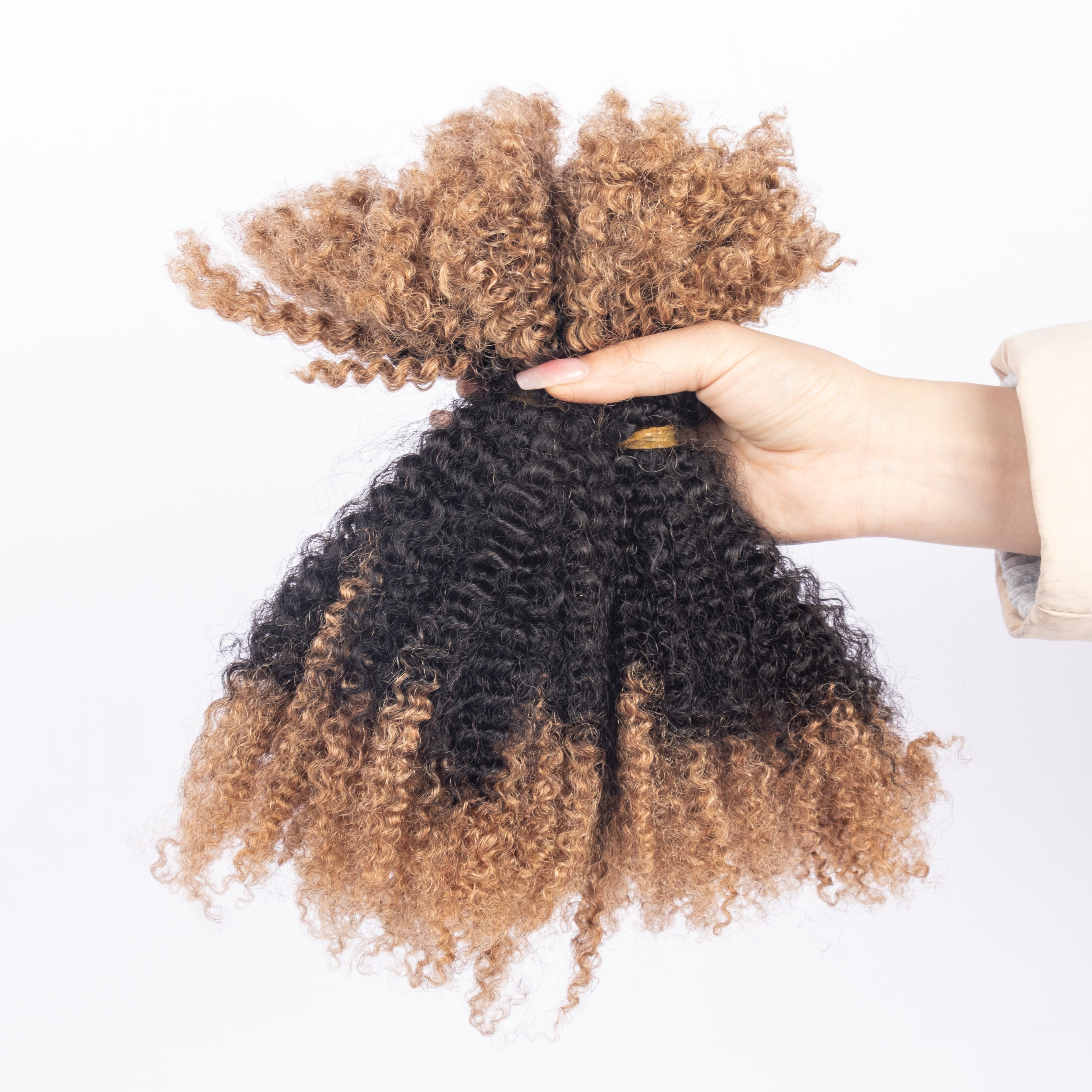Wholesale 100% Human Hair Braiding Hair Wholesale Cheveux Naturel High Quality Soft Afro Kinky Bulk Human Hair