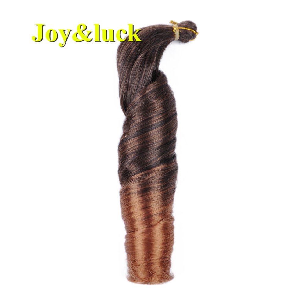 African Spiral French Curl Wave Style Ladies Hair Extensions 613 Blonde Color Wavy Curly Crochet Braiding Women Synthetic Braids