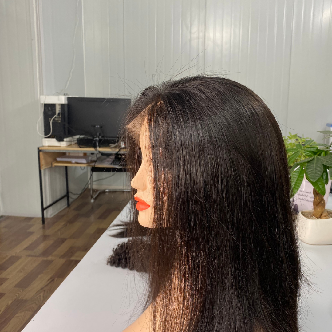 Wholesale Hot Trending Natural Black Wig Straight Raw Unprocessed Cutilcle Aligned Hair 100% Human Hair Wigs By Sun Hair Company