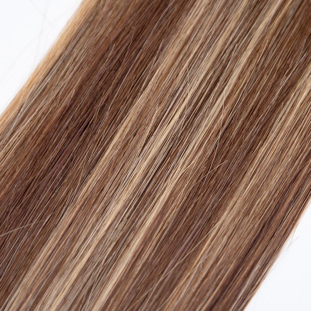 Wholesale 100% Human Hair extension Brown balayage Genius Weft Hair extension