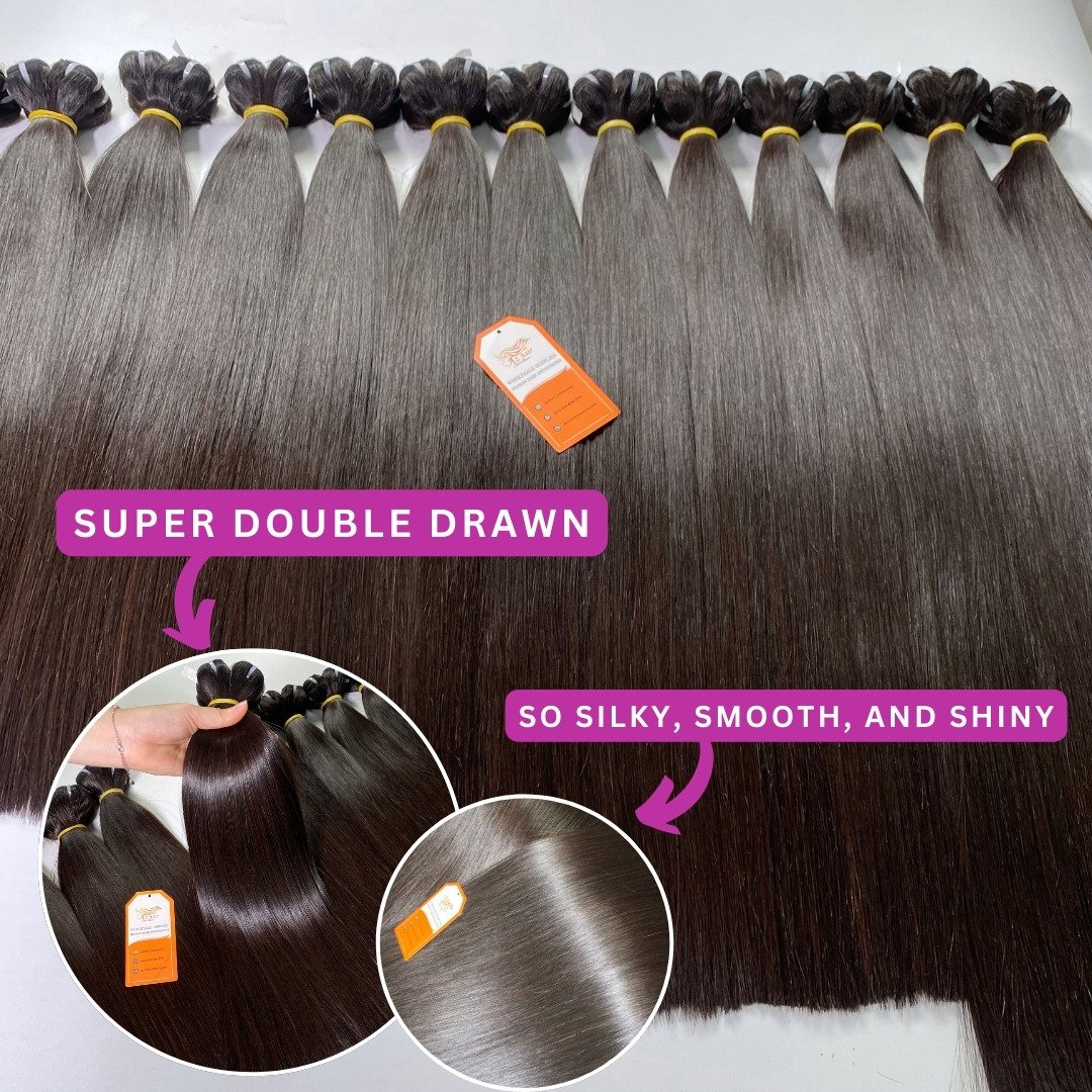 Azhair Full Length 8-32' 12A Grade Human Hair Top Selling Bone Straight Vietnamese Raw Hair Style