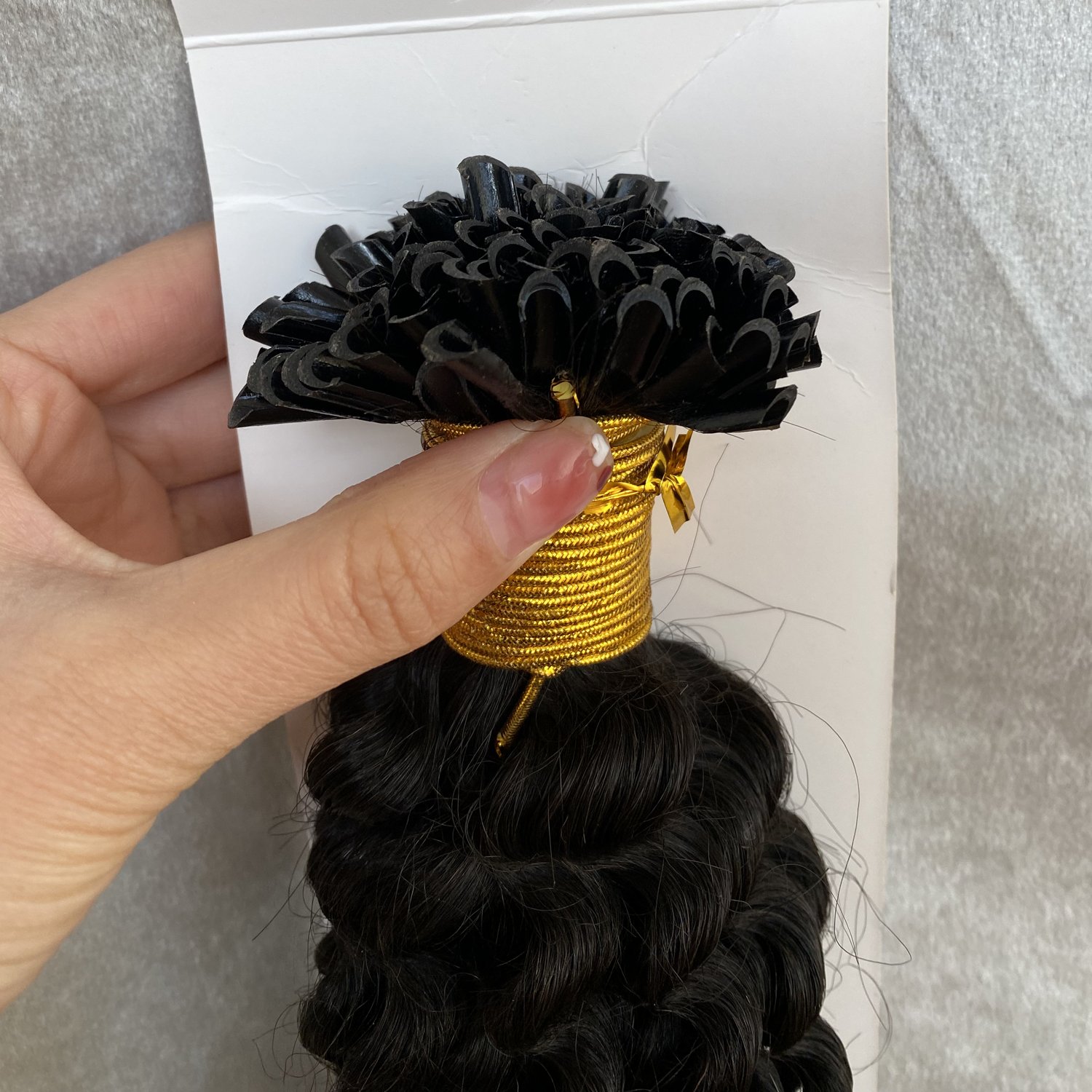 High Quality 100% Vietnamese Raw Virgin Human Hair Extensions u-Tip & Stick-i-Tip Natural Color Brazilian Hair Style