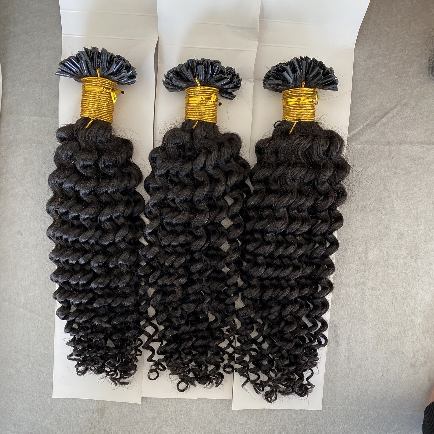 High Quality 100% Vietnamese Raw Virgin Human Hair Extensions u-Tip & Stick-i-Tip Natural Color Brazilian Hair Style