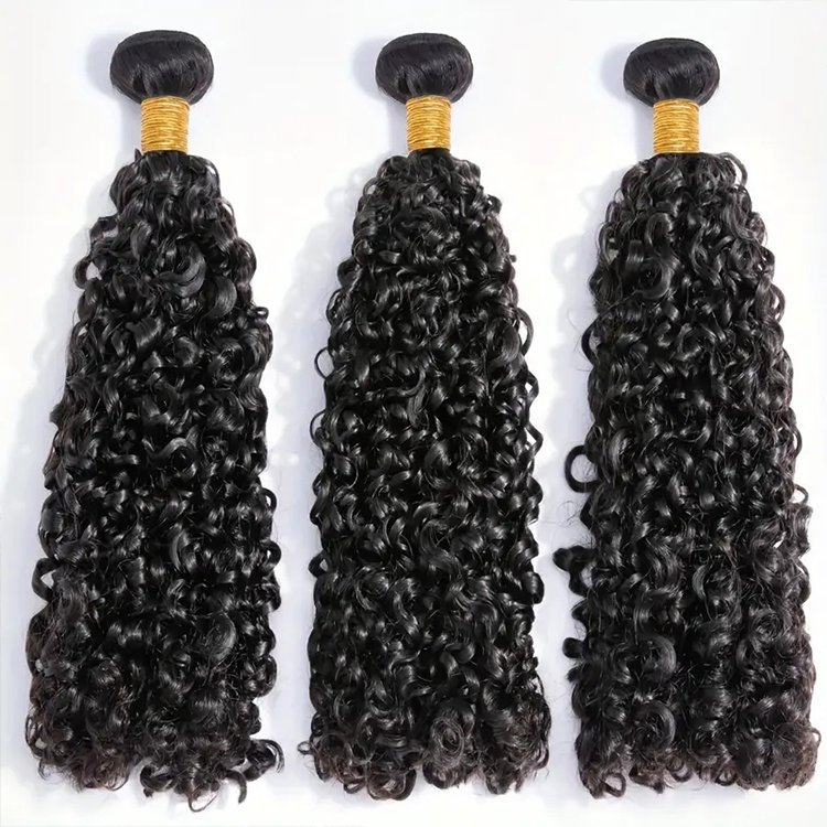 Burmese Curly Hair Bundles Natural Color Raw Burmese Kinky Curly Hair Vietnamese Human Hair Extensions cambodian wave