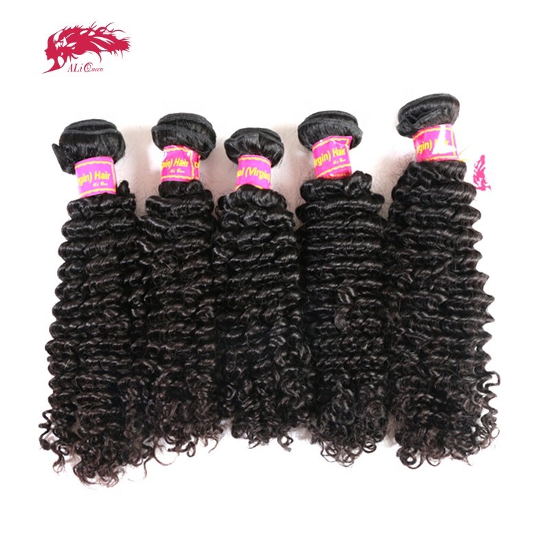 Human Hair Extensions Cuticle Aligned Wholesale Kinky Curly Human Hair Weave Bundles