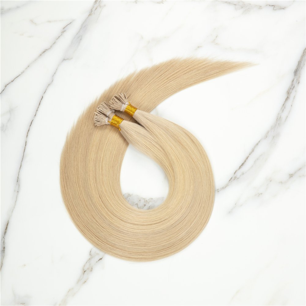 Top Grade Human Hair Extensions Wholesale Double Drawn Virgin Hair Keratin I Tip Extension