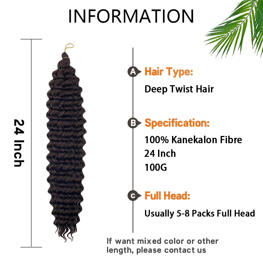Wholesale 100% fiber 24inch deep twist braiding hair 100gram ombre colorful water wave passion twist crochet braids