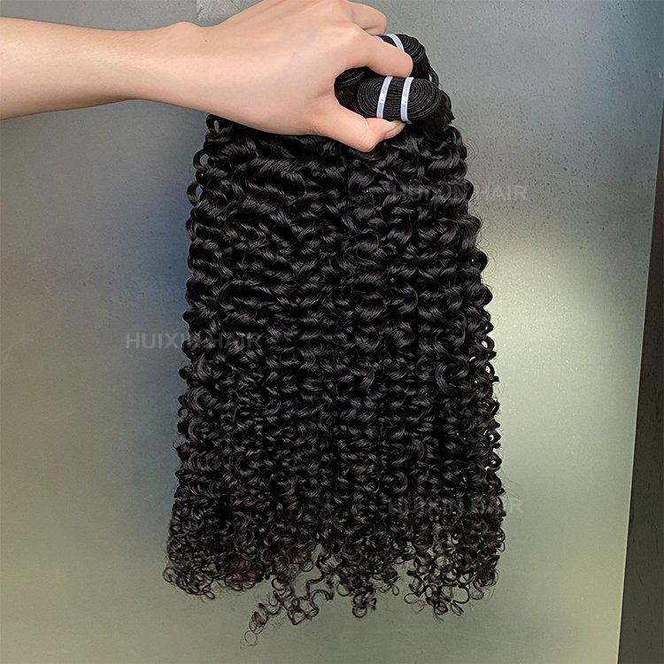 grade 12A Brazilian Indian 100% raw remy virgin human hair extension natural black color Jerry curly hair bundles