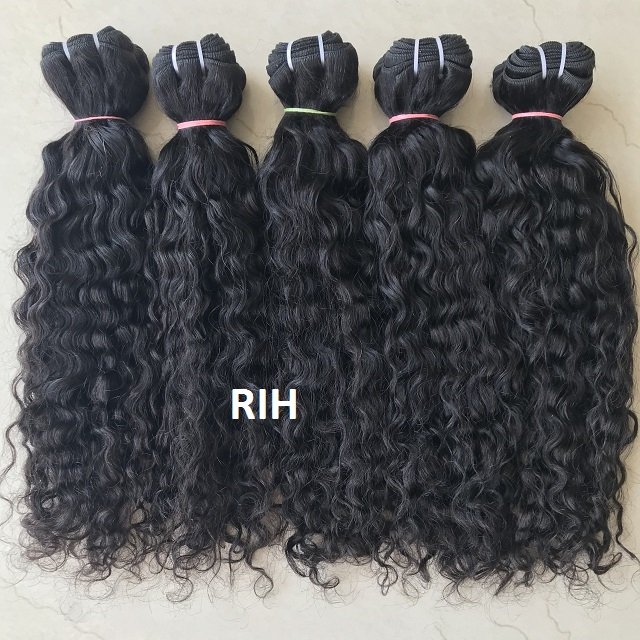 Transgreen Wholesale100% Raw Indian Curly Cuticle Aligned Vendors Virgin Indian Raw Curly Wave Human Bundles Directly From India