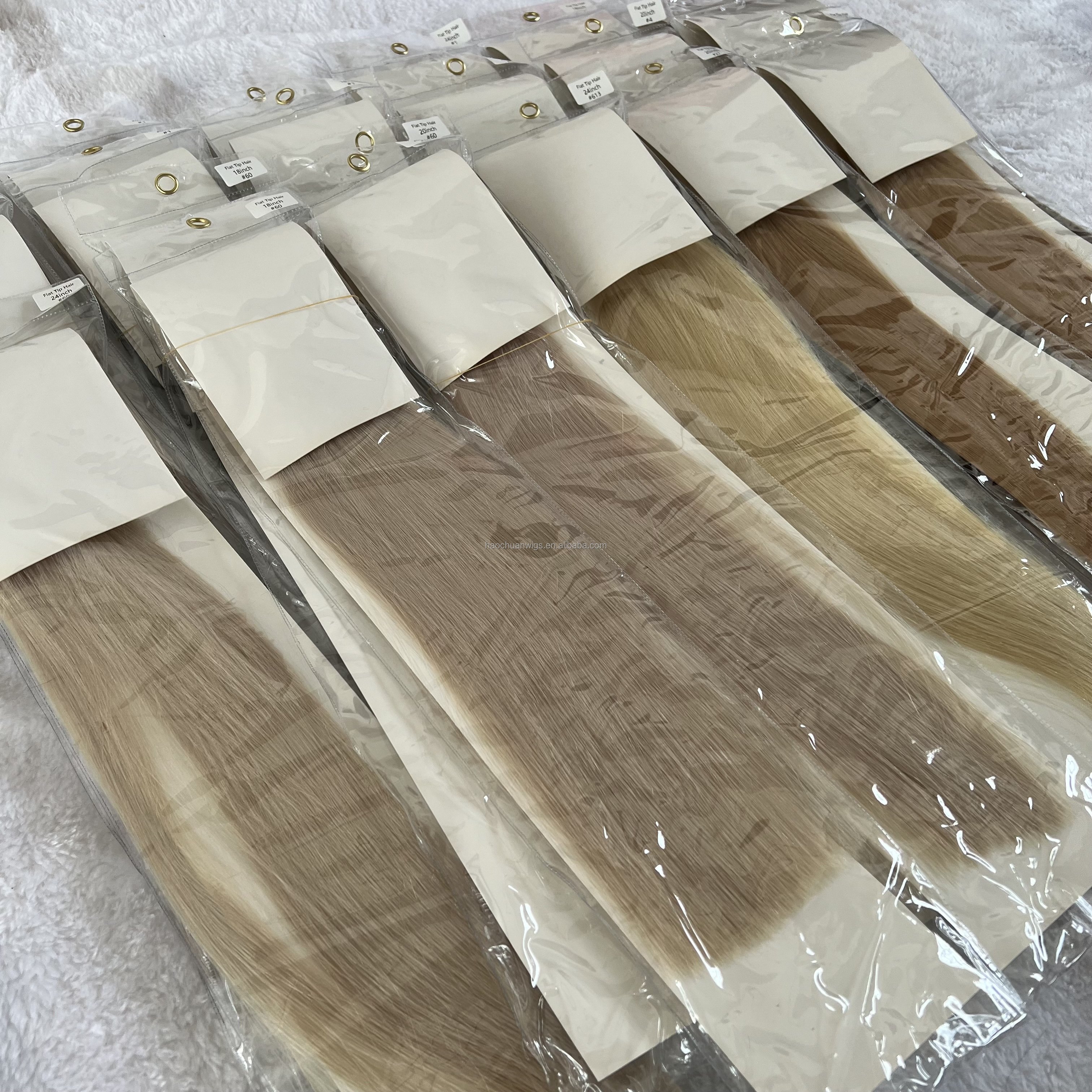 Hot Selling Best Quality Double Drawn Keratin I Tip Hair Extensions Customized Color Italian Glue Cuticle Aligned Natural Hair