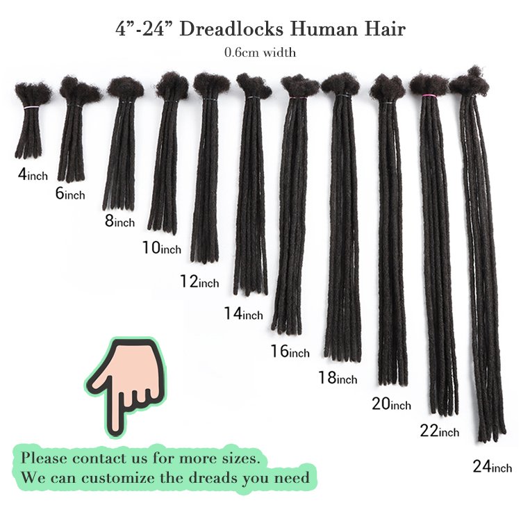 Orient Cheap Locs Human Hair Extensions in Color #27 0.2cm Micro Locs Darling Sister Dreadlocks