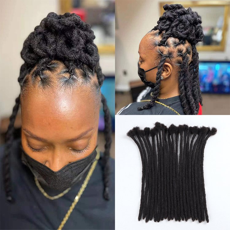 Orient Cheap Locs Human Hair Extensions in Color #27 0.2cm Micro Locs Darling Sister Dreadlocks