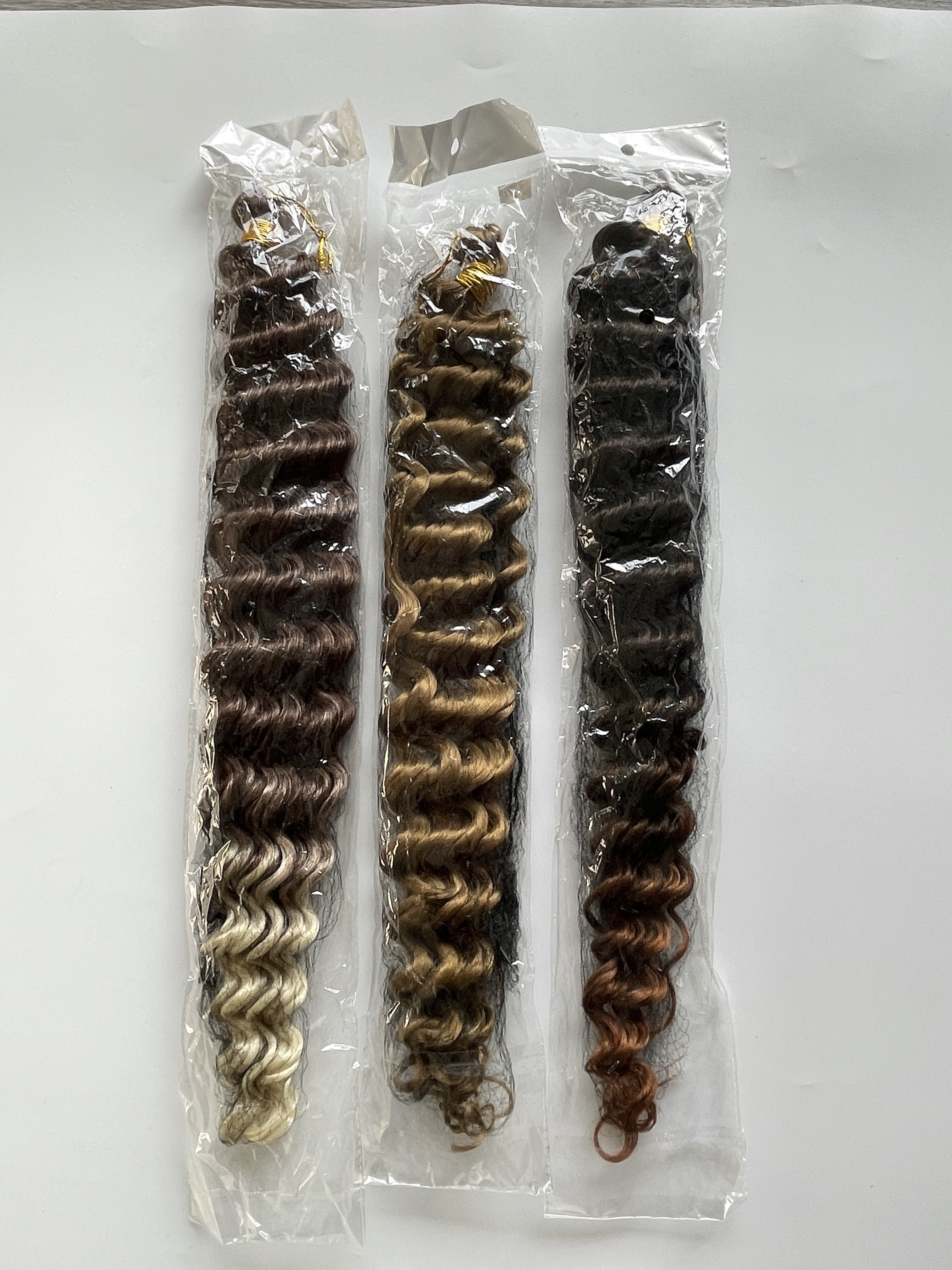 22 Inch Soft Ocean Wave Crochet Hair Deep Wave Twist Crochet Hair Extensions Curly Braiding Hair For Women