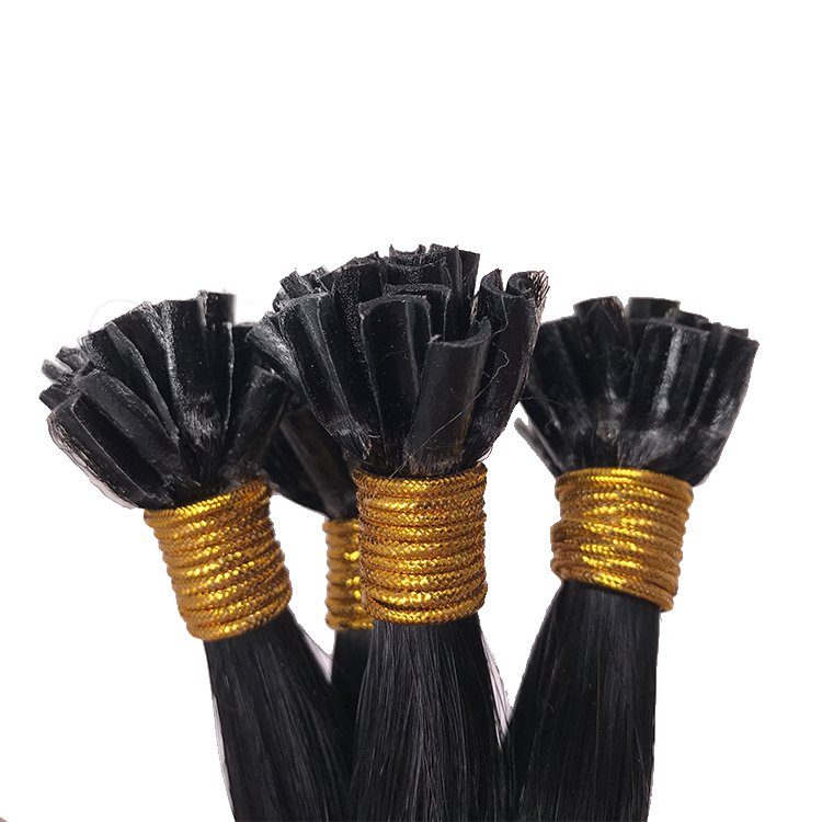 Luxury Quality Super Double Drawn 100% Human Hair Extensions Keratin Pre-bonded Italy Glue U-tip Hair Extension