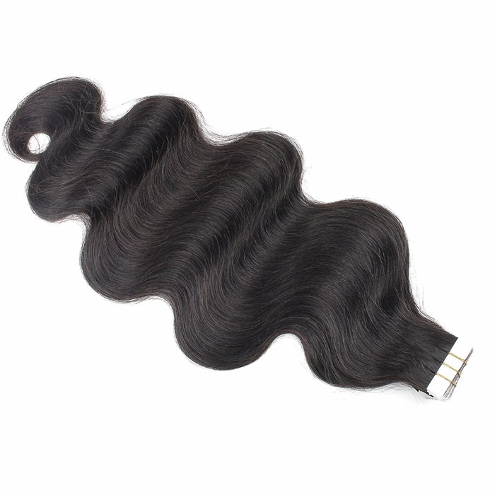 wholesale Body Wave Tape In Hair Extensions 100% human hair extensions Factory Price tape hair extensions