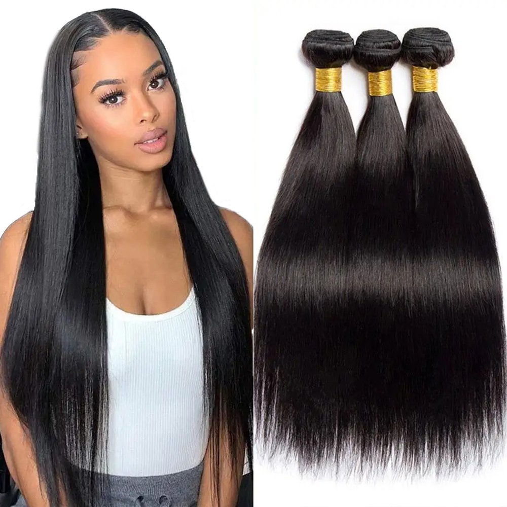 12A Grade Top Quality Cuticle Aligned 100% Human Hair Extensions Super Double Drawn Hair Bone Straight Vietnam Hair Bundles